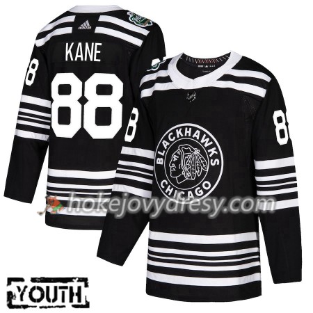 Dětské Hokejový Dres Chicago Blackhawks Patrick Kane 88 2019 Winter Classic Adidas Černá Authentic